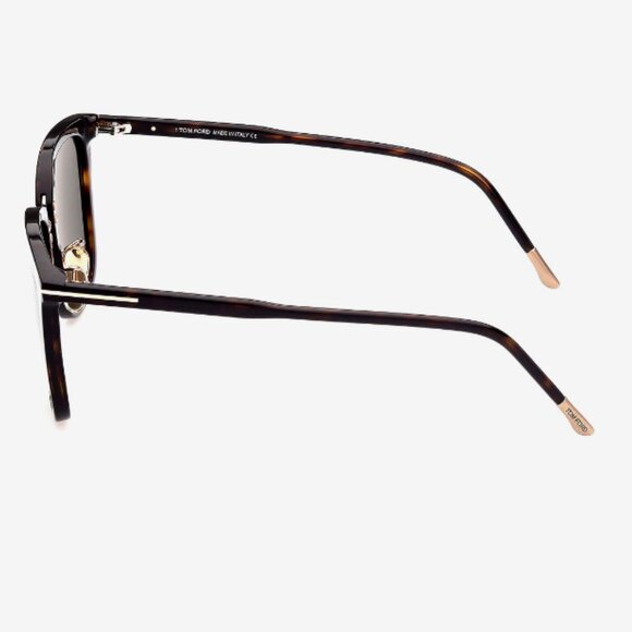 NEW TOM FORD POLARIZED SUNGLASES, HAVANA GREEN EYEWEAR  TOM FORD TF949/D 52R